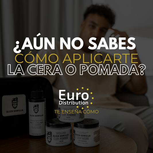 Domina la manera de aplicar cera o pomada para el cabello con Euro Distribution