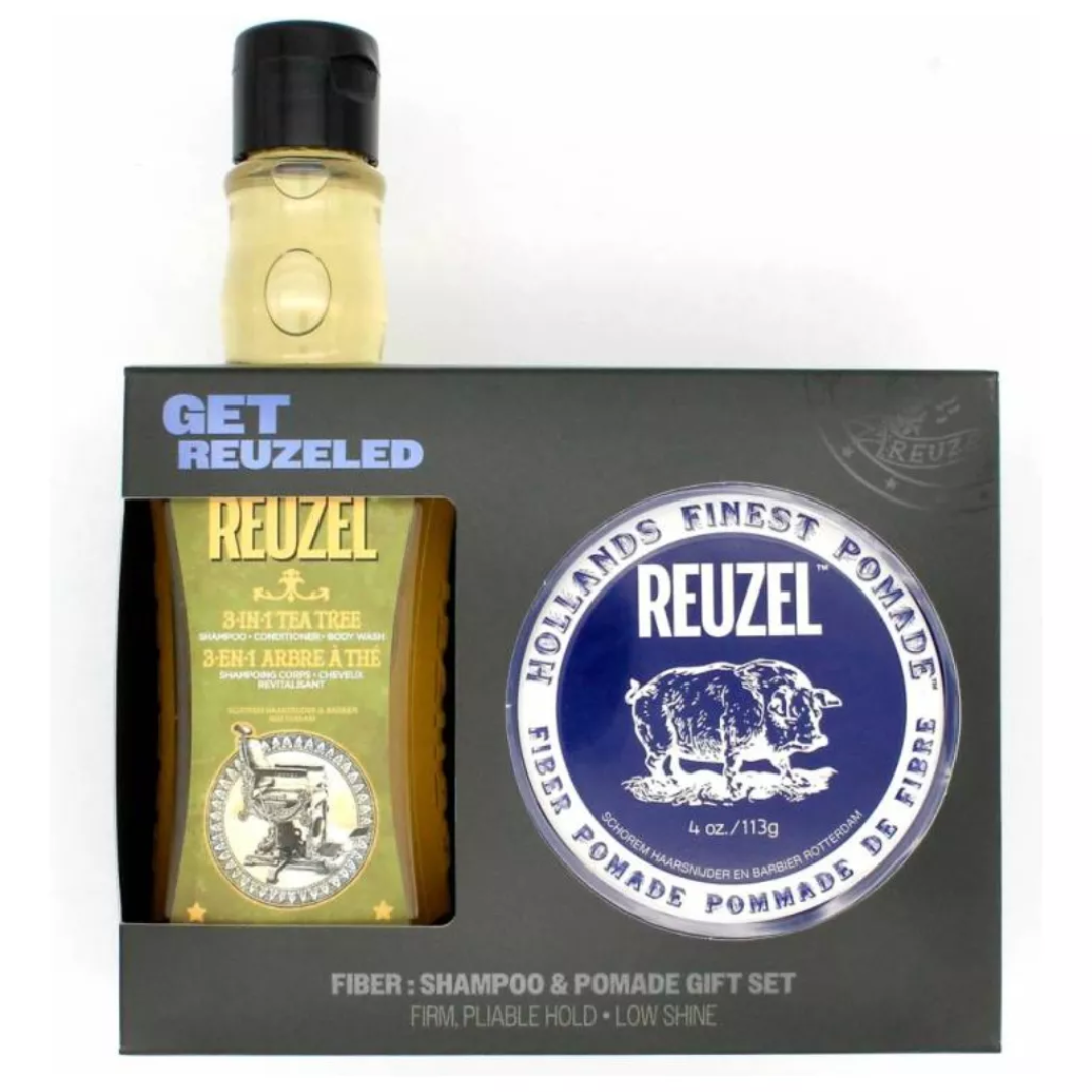 Set Pomada Reuzel 113grs + Shampoo 3en1 350ml - Reuzel
