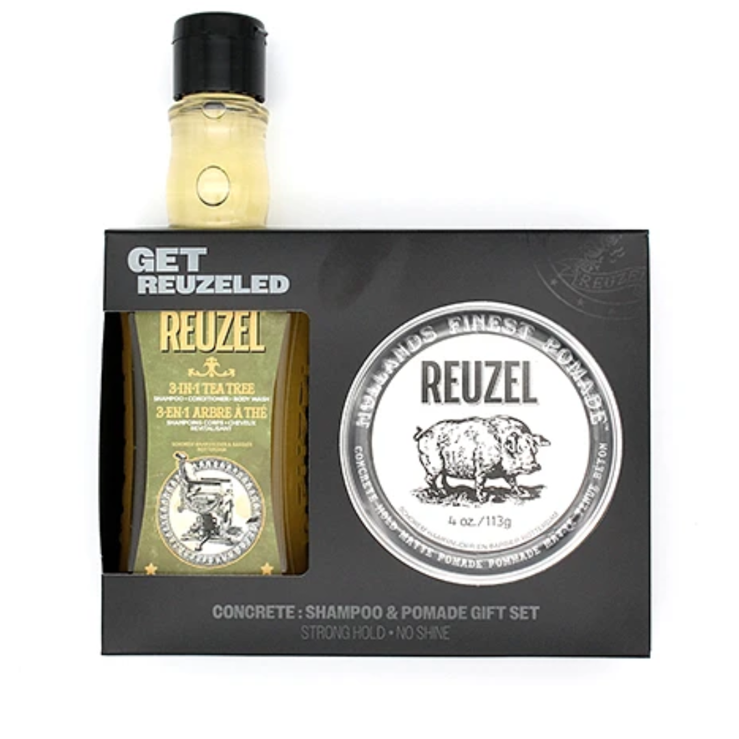 Set Pomada Reuzel 113grs + Shampoo 3en1 350ml - Reuzel