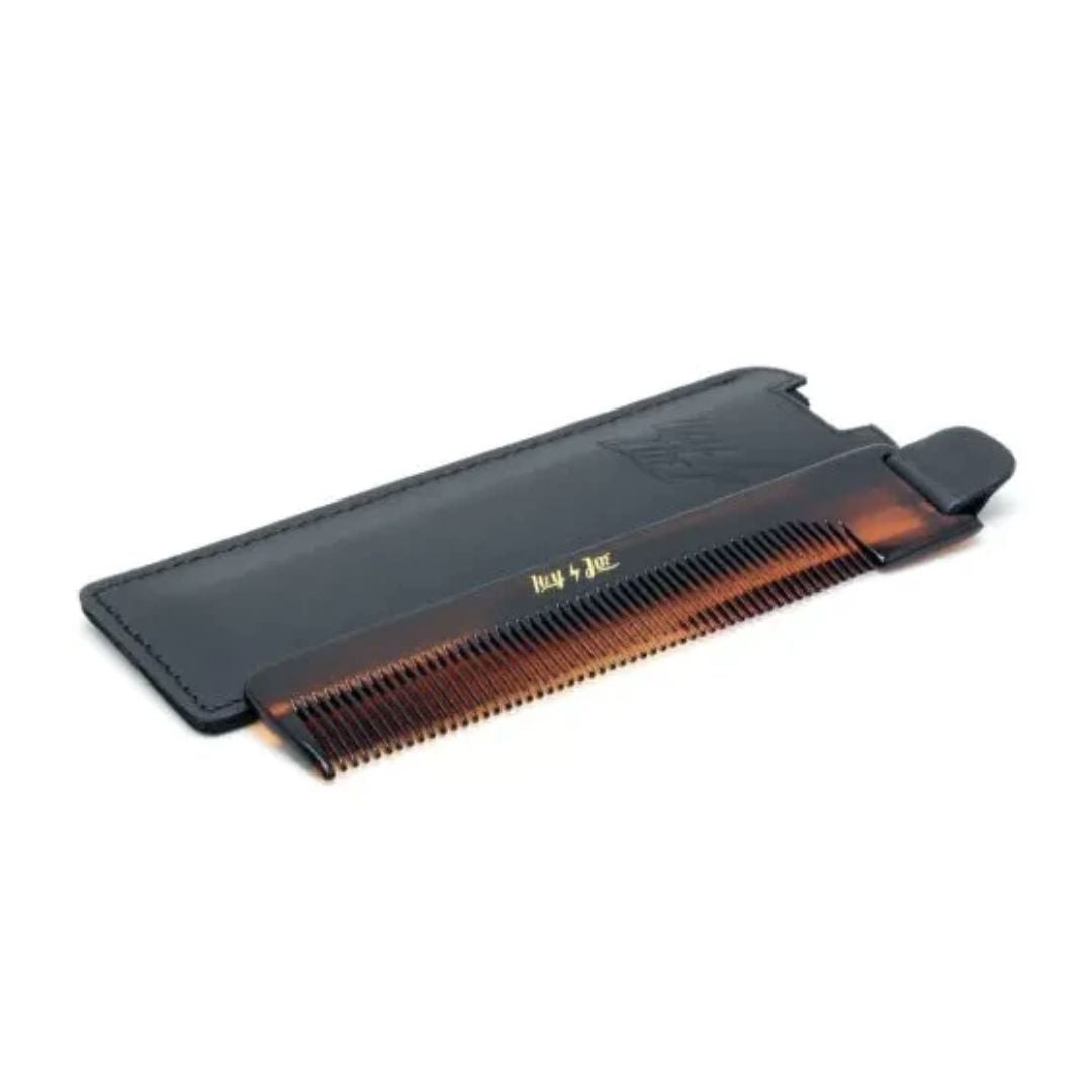 Peineta Deluxe Estuche Cuero Hey Joe