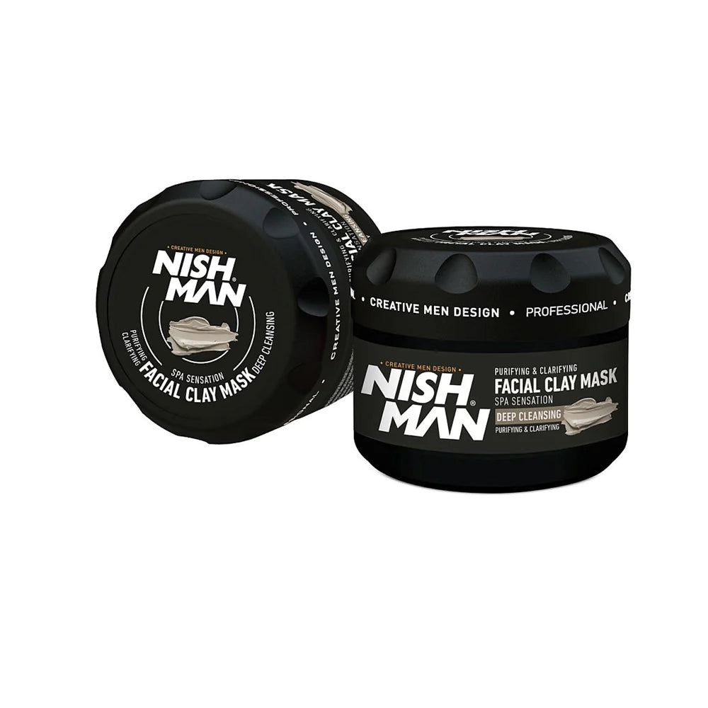 Face Clay Mask (Mascarilla de arcilla) Nish Man 450 Grs