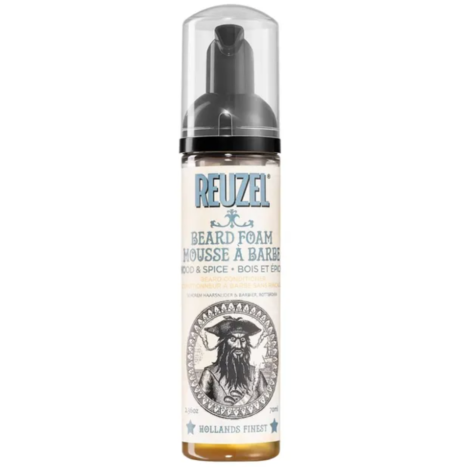 Beard Foam Reuzel 70gr - Espuma Hidratante para Barba