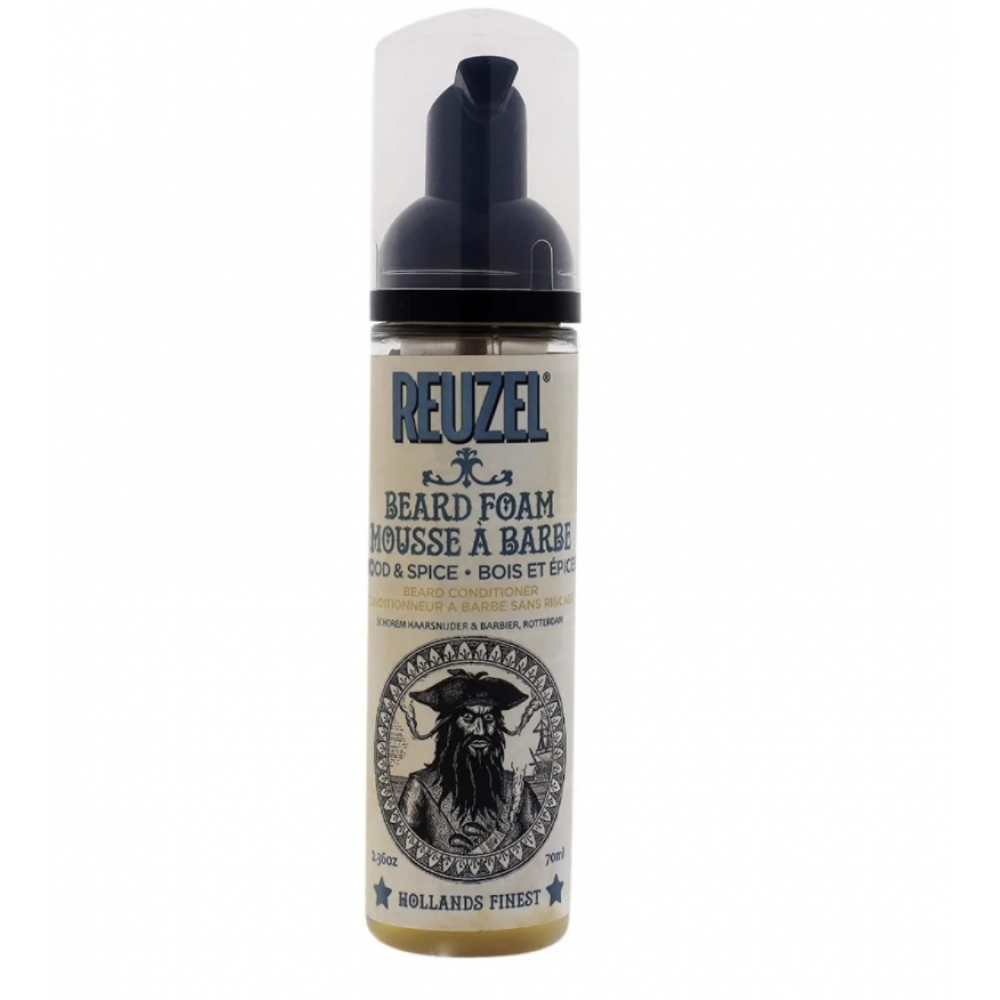 Beard Foam Reuzel 70gr - Espuma Hidratante para Barba