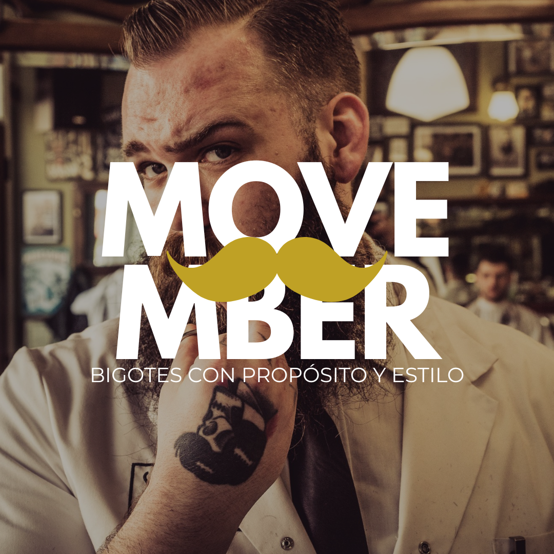 ¿Un bigote solo es moda… o también un símbolo de conciencia?