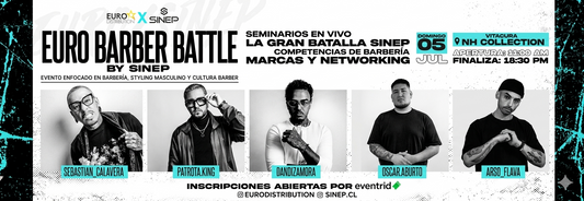 4 categorías • Competencias en vivo • Experiencia barber completa