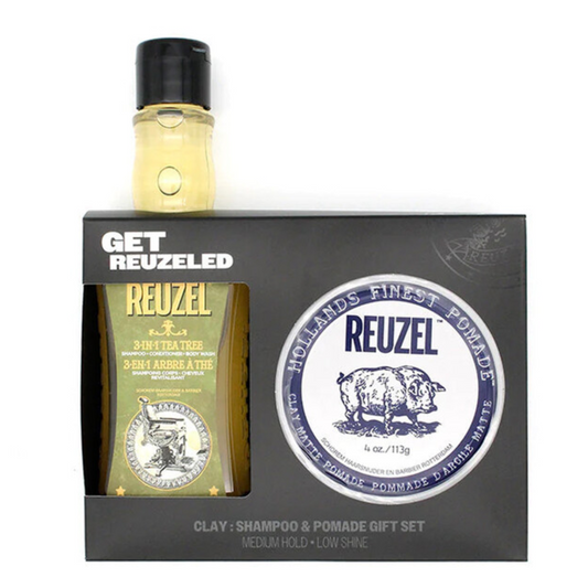 Set Pomada Reuzel 113grs + Shampoo 3en1 350ml - Reuzel