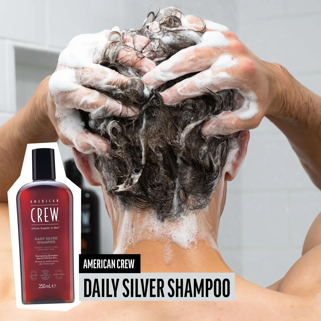 SHAMPOO DAILY SILVER - AMERICAN CREW 250ML