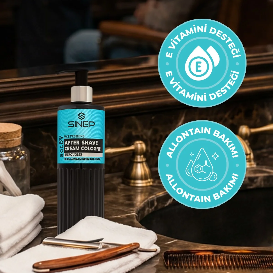 AFTER SHAVE CREAM 4 BOLDY TURQUOISE - SINEP 400ML